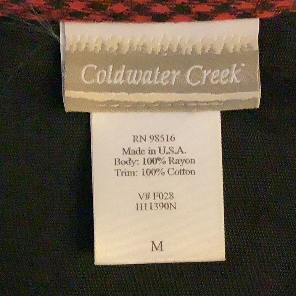 Vintage Coldwater Creek Patchwork Vest - Picture 7 of 9